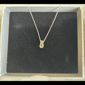 Mementum Alpha Necklace Includes  16”-18” chain, Pendant - 10mm x 5.2mm x 5.4mm